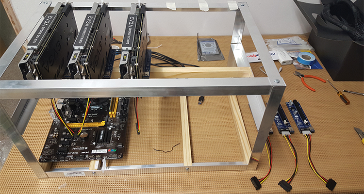 making ethereum mining rig